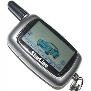 Пейджер Брелок Starline A6 / KGB FX-3 / Jaguar EZ-Alpha ЖК Б.у.